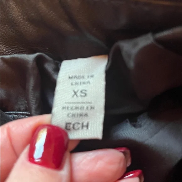 Levi’s Faux Leather Moto Belted Jacket - Picture 8 of 10